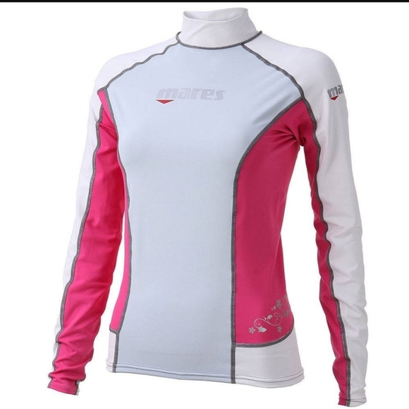 Mares Women's Trilastic Long Sleeve Rash Guard UV Protection  size 14/L - Picture 1 of 11
